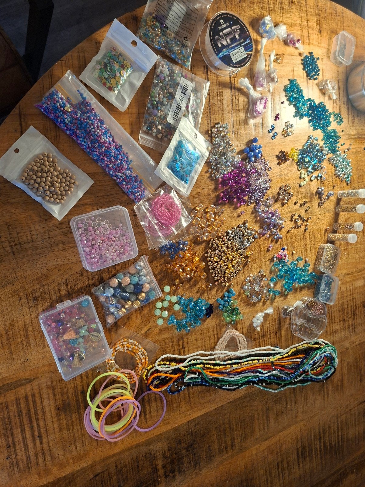 Grote collectie mooie kralen voor sieraden maken, Ophalen of Verzenden, Gebruikt, Kraal
