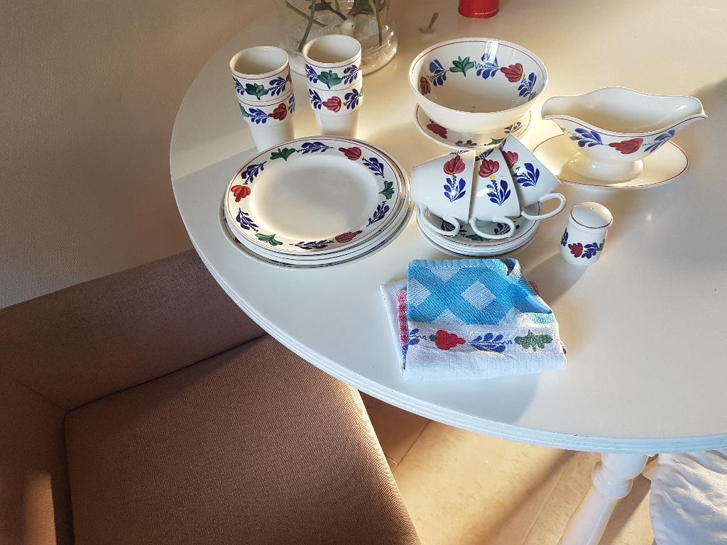 Boerenbont servies, Gebruikt, Overige typen, Ophalen of Verzenden, Aardewerk