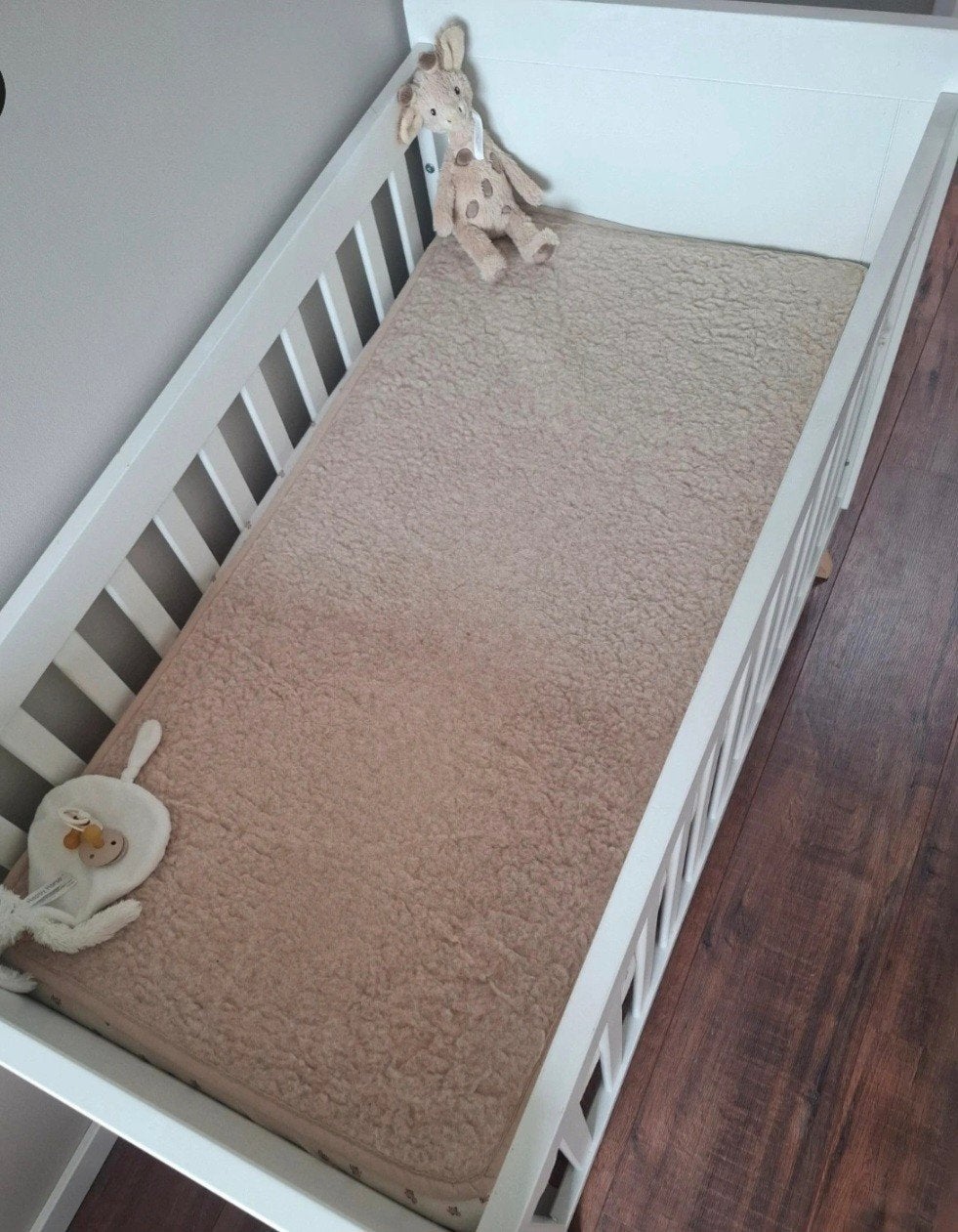 Wollen onderdeken ledikant 60 x 120 cm, Verzenden, Zo goed als nieuw, Minder dan 140 cm, Minder dan 70 cm