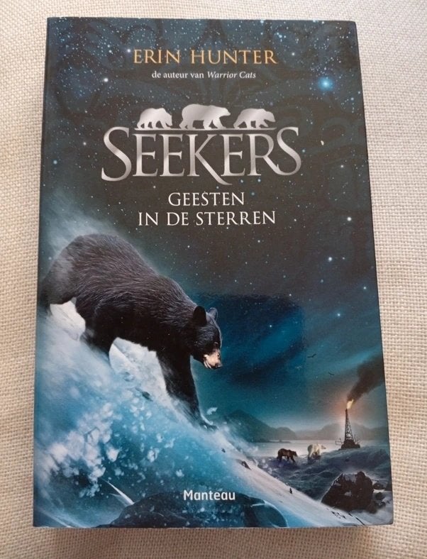 Seekers Geesten in de sterren - deel 6 - Erin Hunter, Ophalen of Verzenden, Zo goed als nieuw, Erin Hunter
