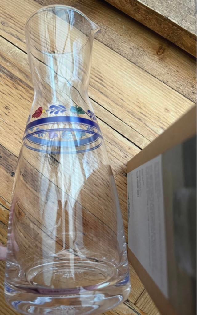 Boerenbont glazen  sapkan waterkan Nieuw, Huis en Inrichting, Keuken | Servies, Glas of Glazen, Nieuw, Ophalen of Verzenden, Glas