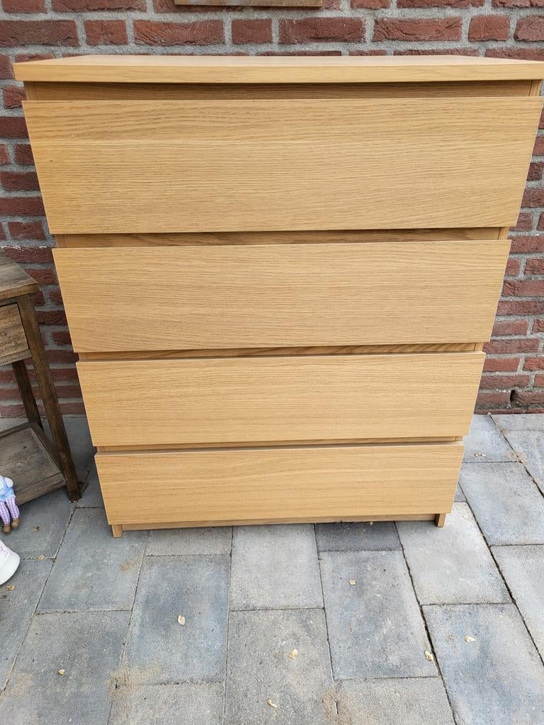 Ikea ladenkast Malm, Huis en Inrichting, Kasten | Ladekasten, Zo goed als nieuw, 3 of 4 laden, Minder dan 100 cm, 25 tot 50 cm