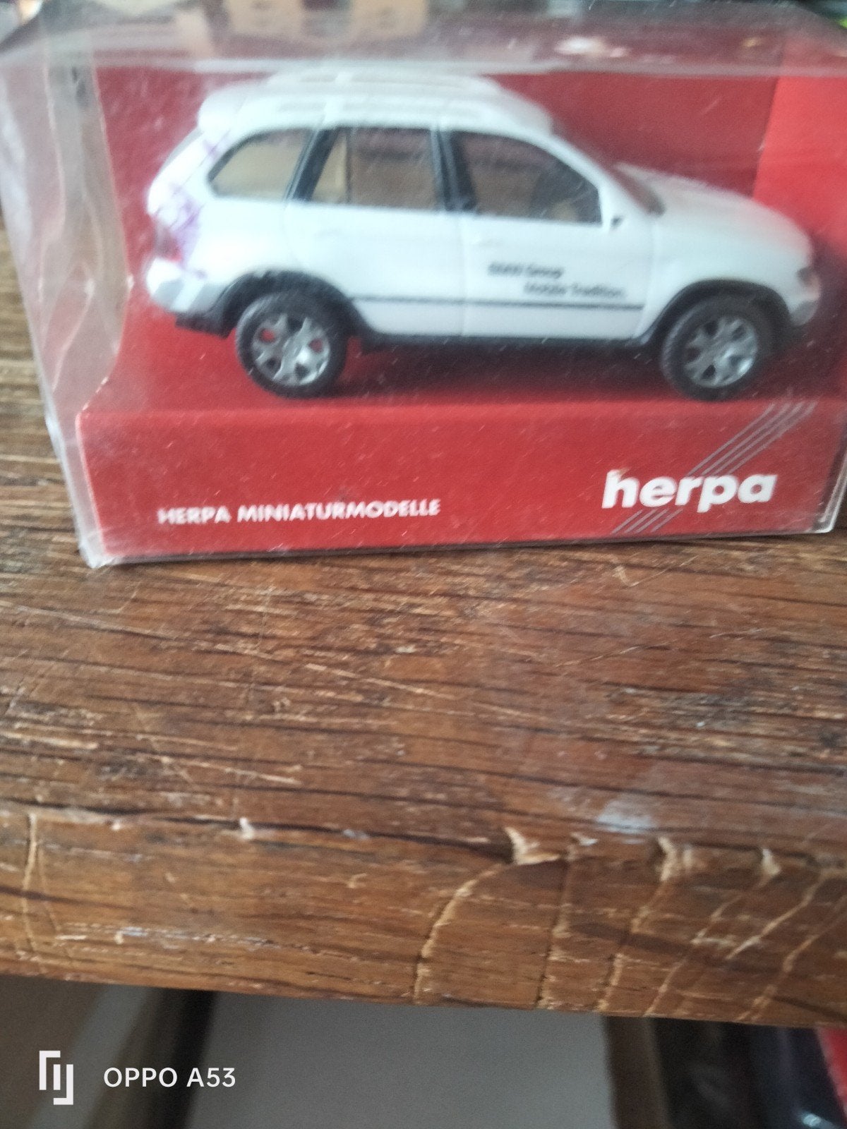 Bmw x.5 herpa 1.87, Ophalen of Verzenden, Zo goed als nieuw, Auto, Herpa