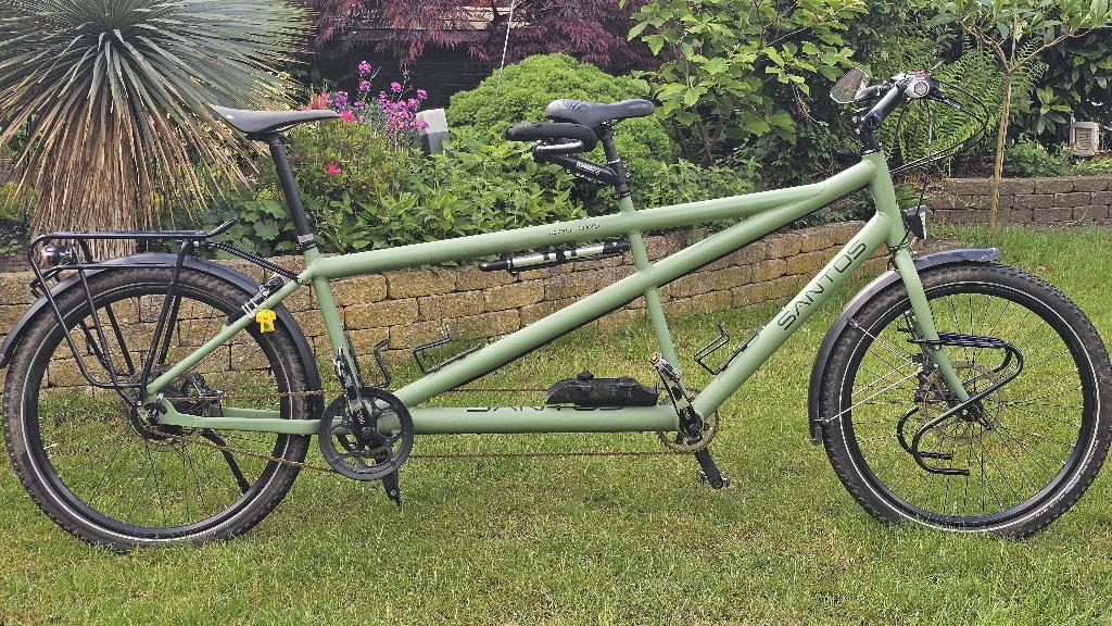 Tandem Santos Double Travel 2, Ophalen, Gebruikt, 10 tot 15 versnellingen, Santos