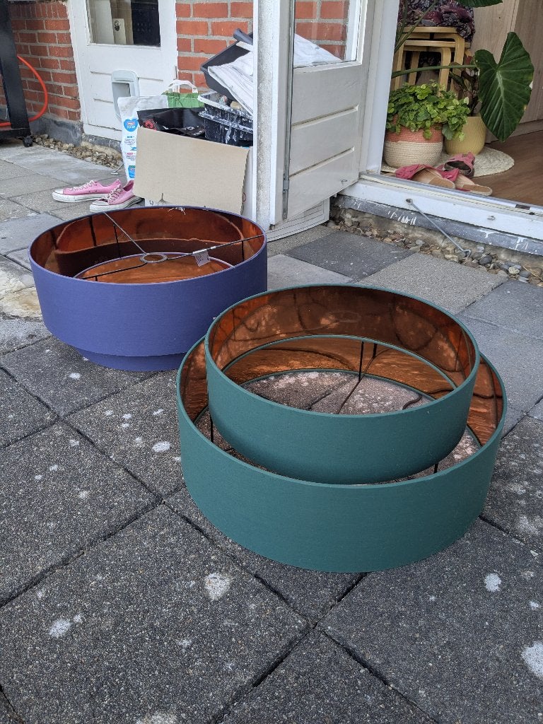 Lampenkap, Ophalen, Gebruikt, 25 tot 50 cm, Rond
