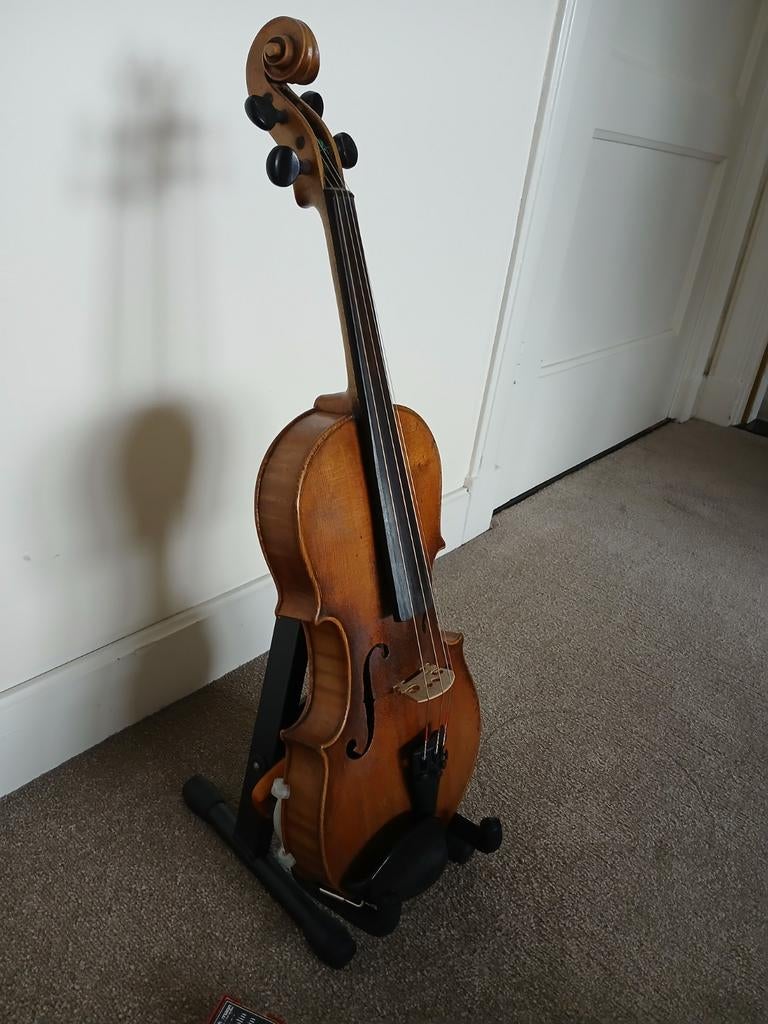 Viool, 2 strijkstokken, stemapparaat, koffer, enz, Ophalen, Klassieke of Spaanse gitaar