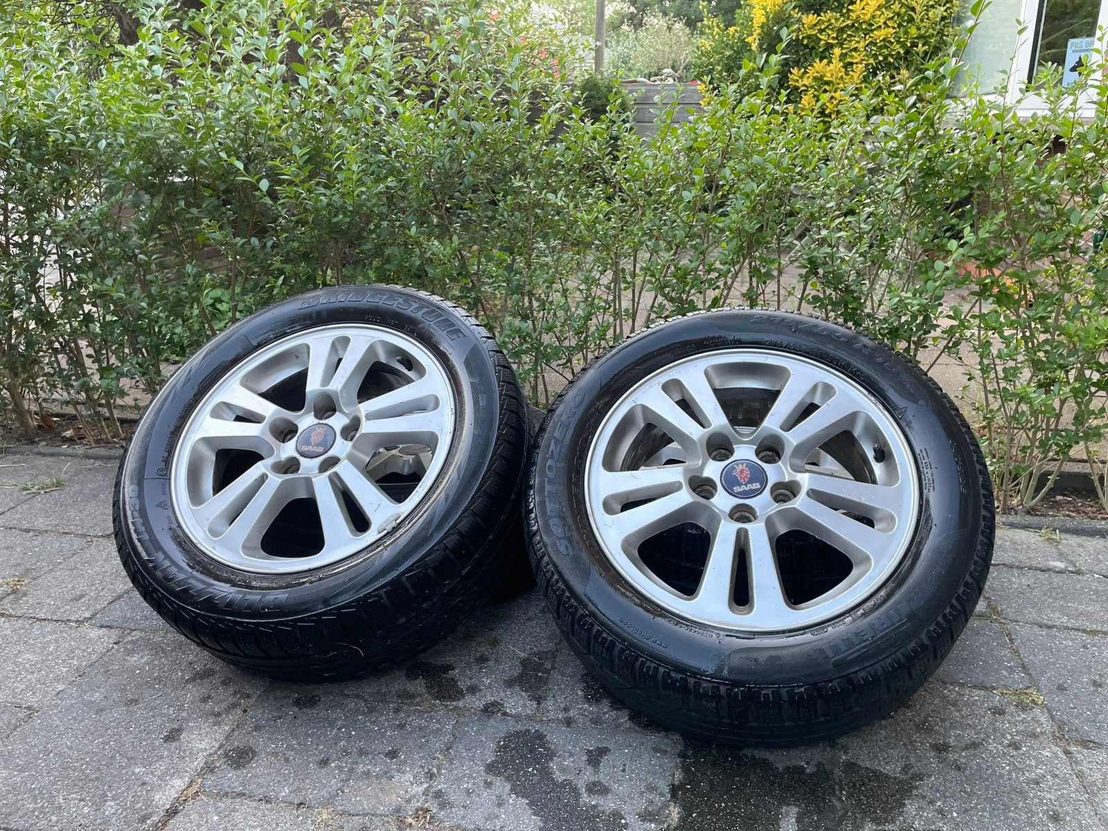 Saab 9-3 Velgen / Winterbanden, Ophalen