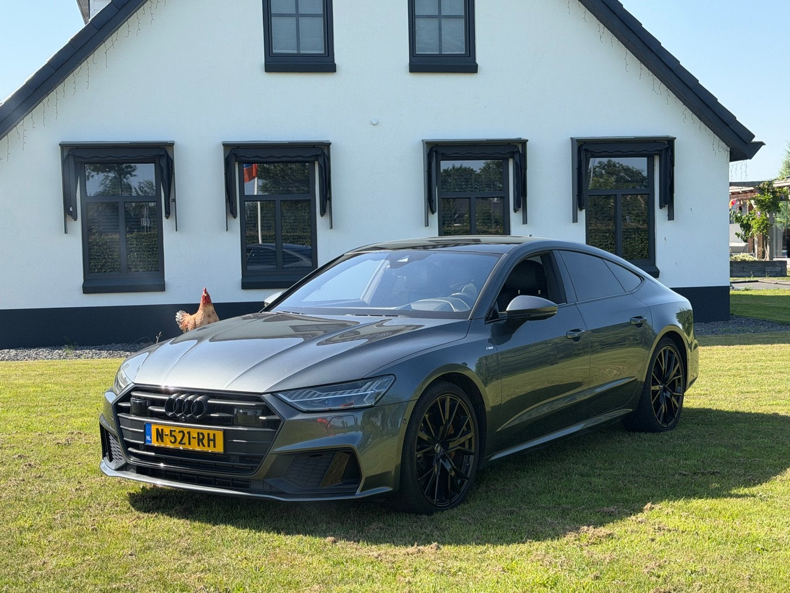 Audi A7 55 Tfsi Quattro 340pk S Tronic 2018 Grijs, Auto's, Audi, 2995 cc, 2000 kg, 14 km/l, Vierwielaandrijving