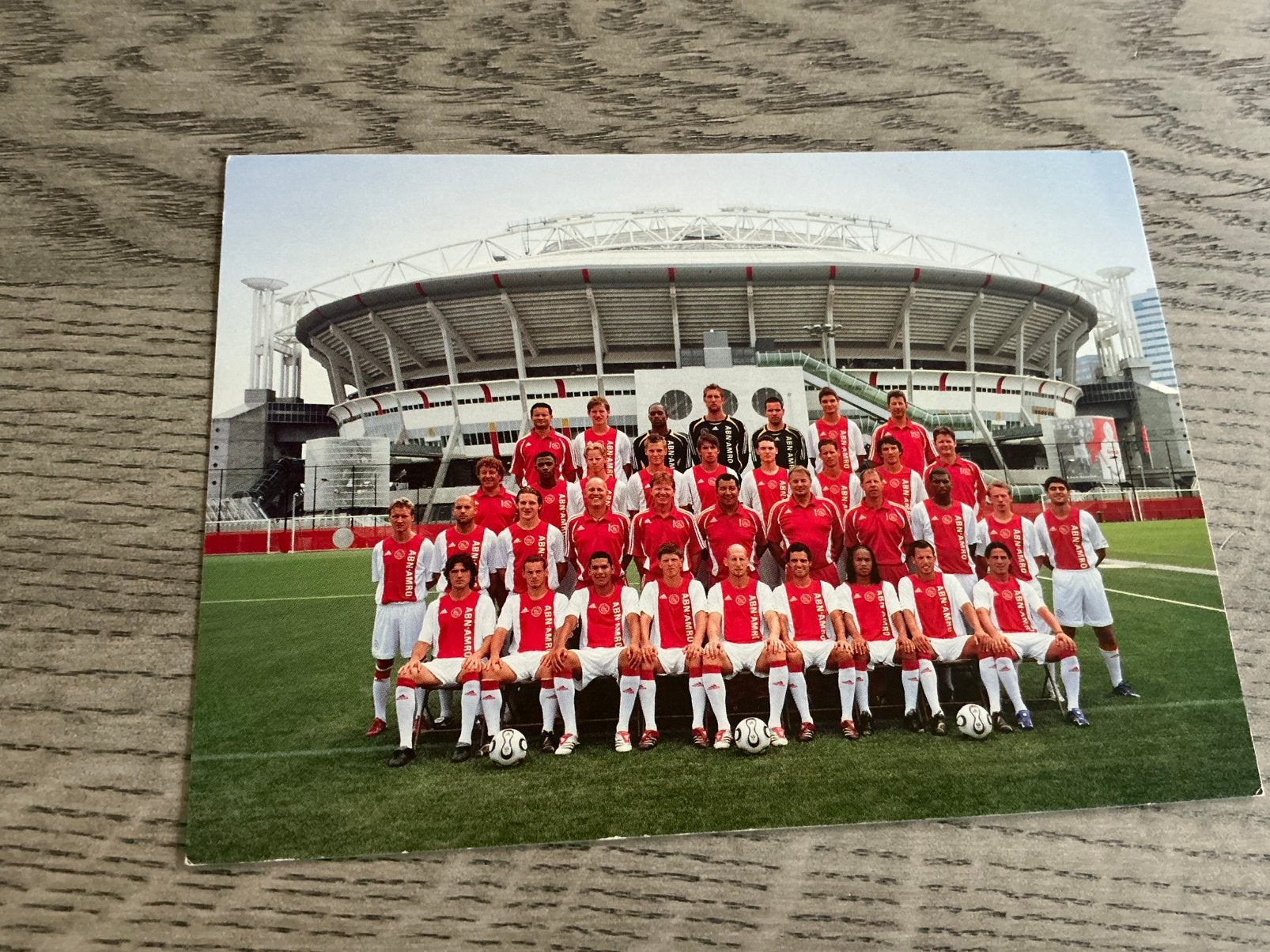 Elftalkaart Ajax seizoen 2006-2007, Verzamelen, Ophalen of Verzenden, Zo goed als nieuw, Ajax, Spelerskaart