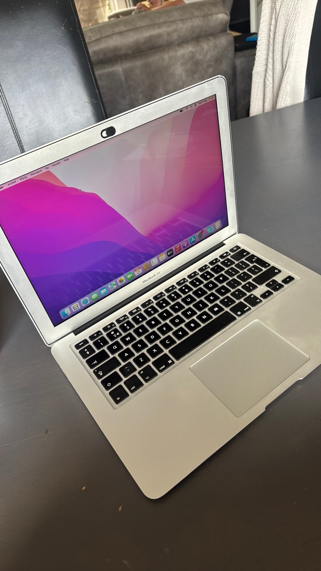 Macbook air 2017, Computers en Software, Gebruikt, Qwerty, 8 GB, 13 inch