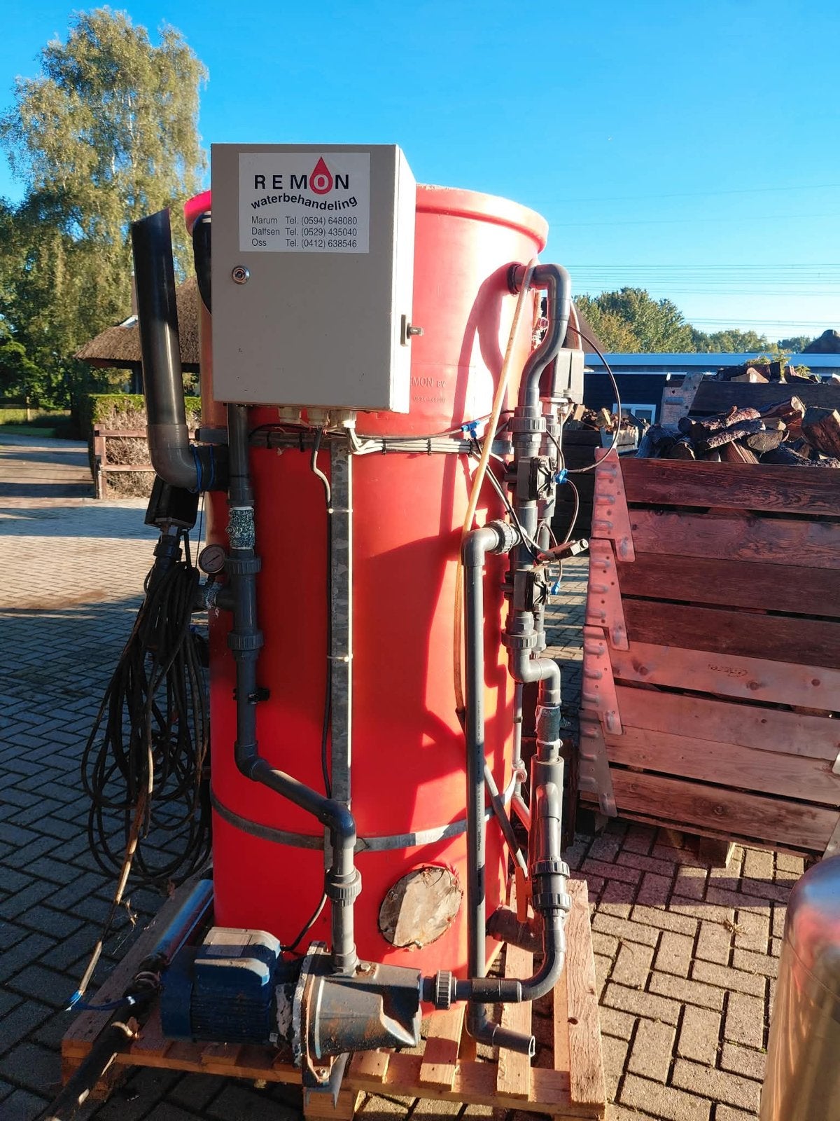 REMON waterzuivering/ ontijzeringsinstallatie compleet, Ophalen, Gebruikt