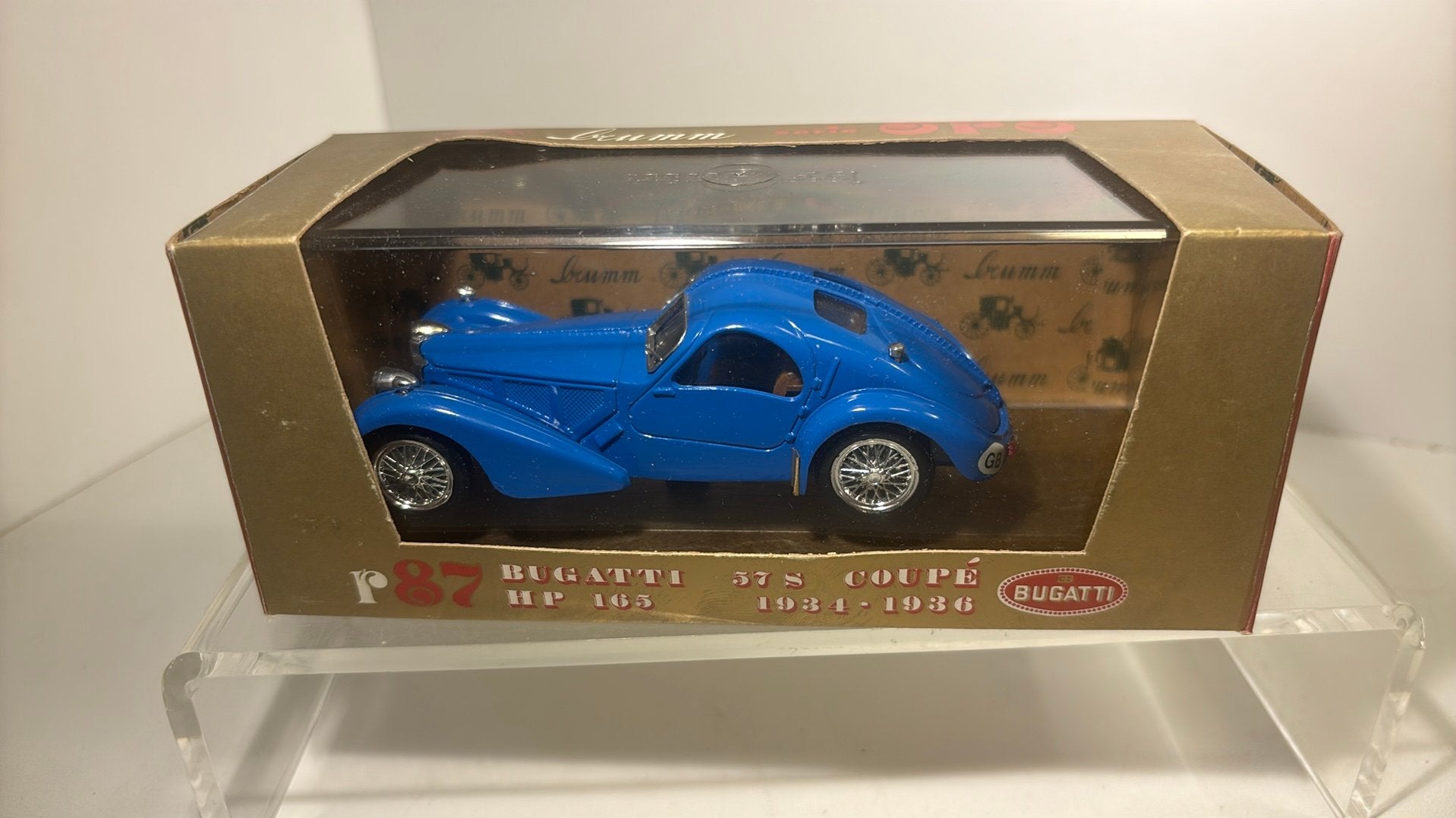 Bugatti 57s coupe brumm 1.43, Overige merken, Auto, Ophalen of Verzenden, A