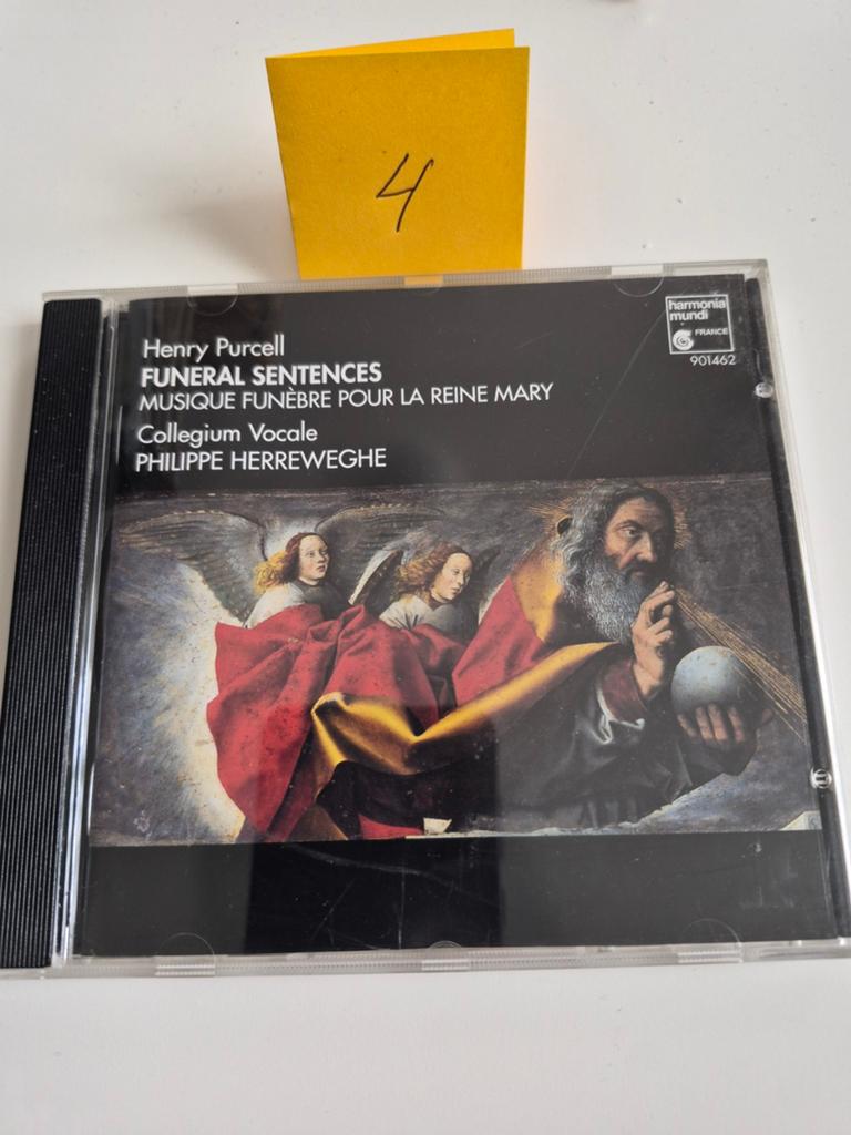 Henry Purcell - Funeral Sentences - Collegium Vocale, Ophalen of Verzenden