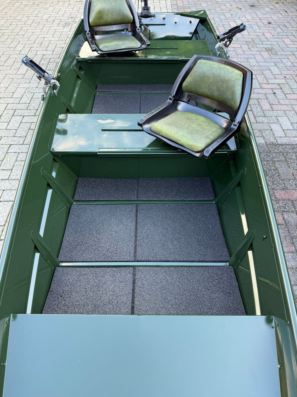 Alumacraft visboot, Ophalen, Zo goed als nieuw