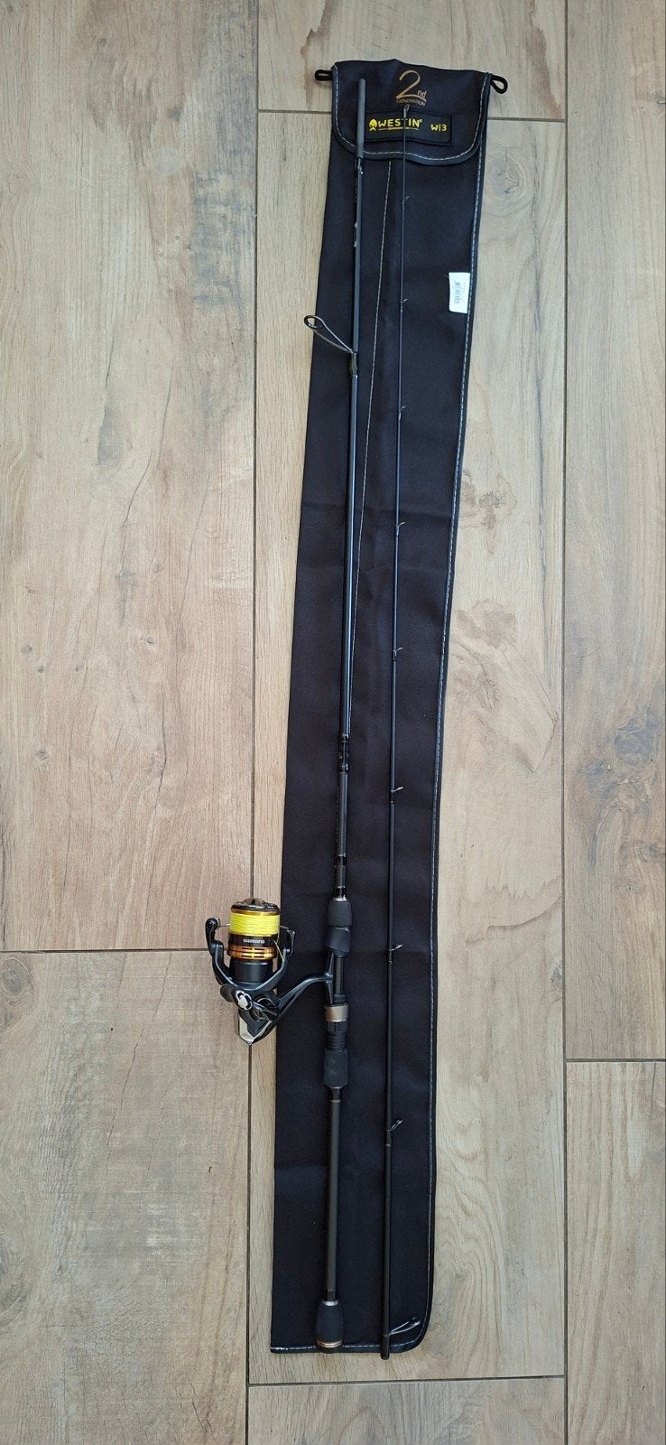 Westin w3 finesse t&c 2nd 5-15 gram 2.25m met molen., Watersport en Boten, Hengelsport | Roofvissen, Ophalen of Verzenden, Zo goed als nieuw