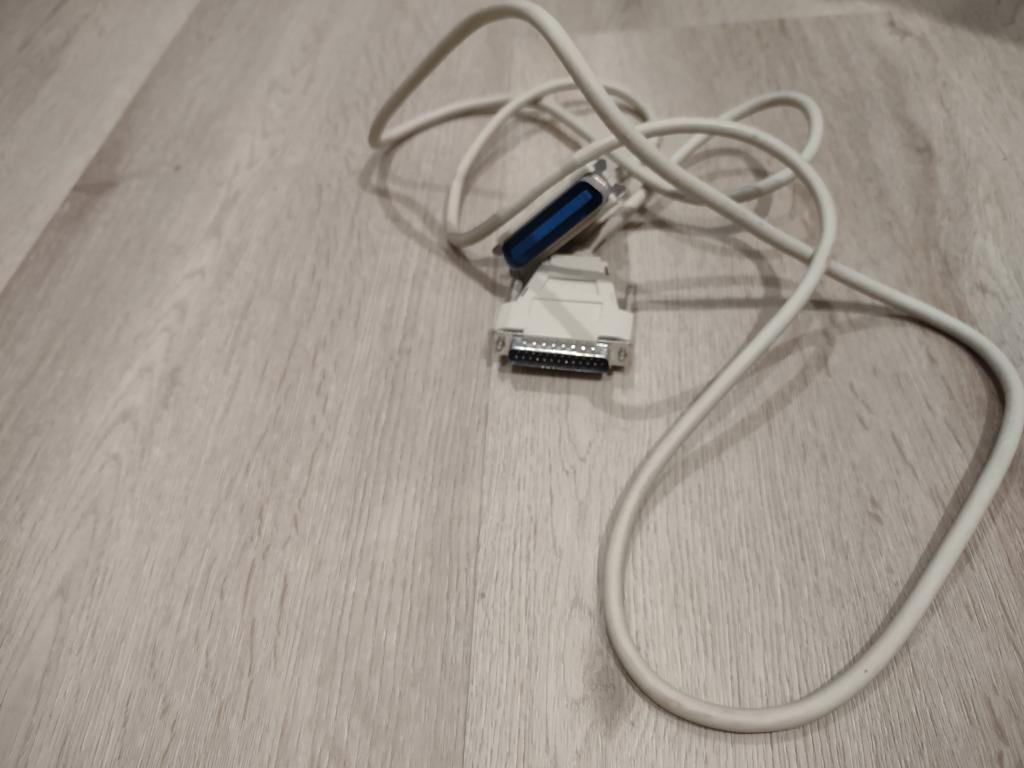 Licht grijze printerkabel, Ophalen of Verzenden, Gebruikt, Printerkabel