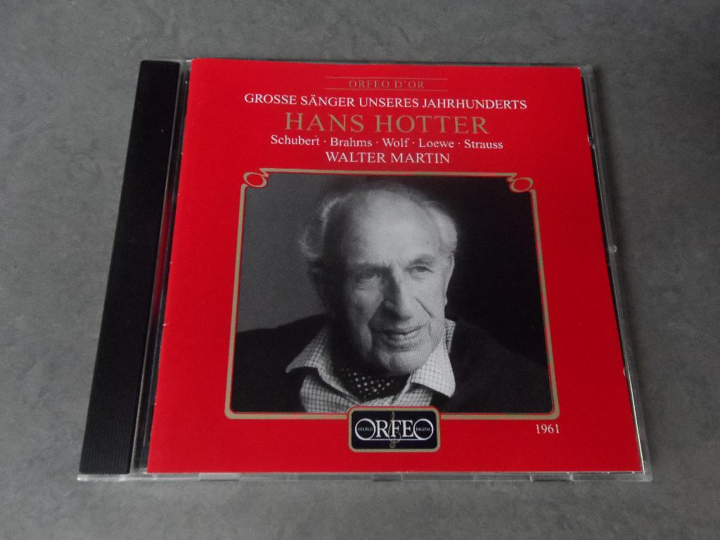 Hans Hotter, Schubert Brahms Loewe Wolf  / Lieder Abend CD, Verzenden, Romantiek, Gebruikt, Overige typen