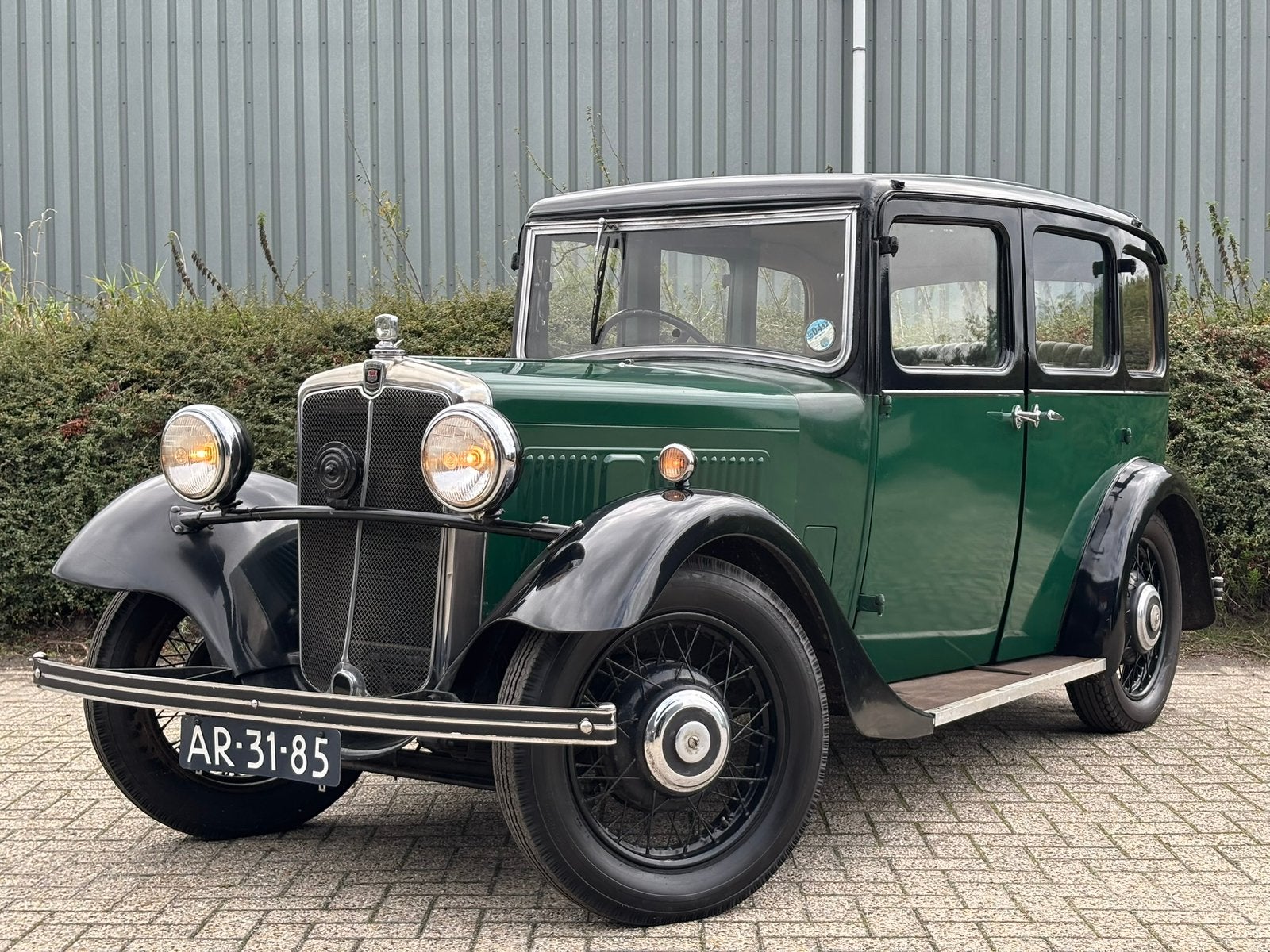 Morris Ten-Four Saloon 1934 / Oldtimer / Klassieker/ Pre-war, Auto's, Overige merken, Achterwielaandrijving, Leder, Handgeschakeld