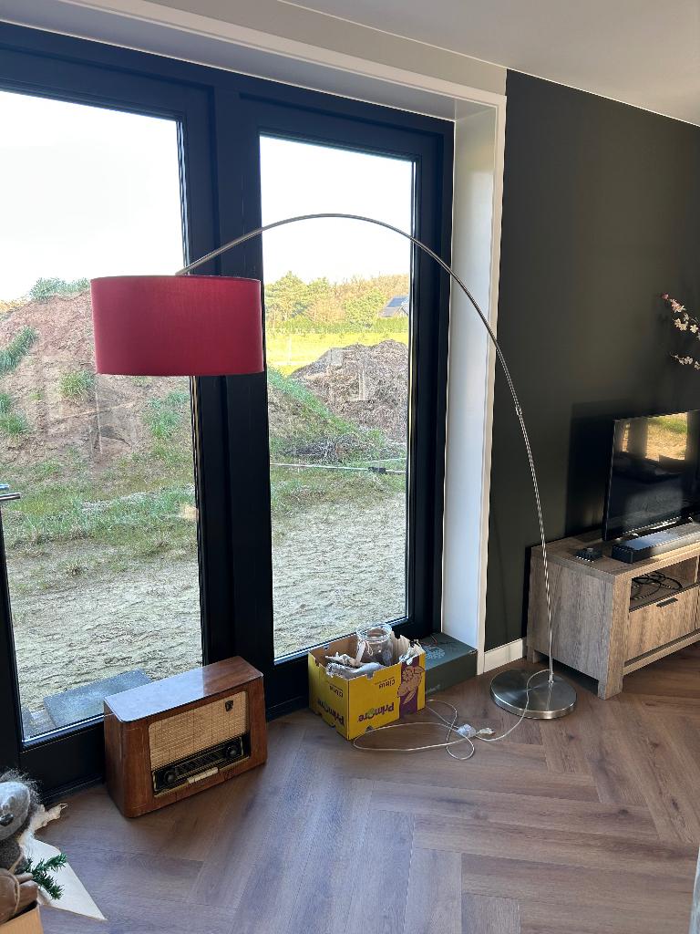 Ikea booglamp, Ophalen, Zo goed als nieuw, Stof, 150 tot 200 cm