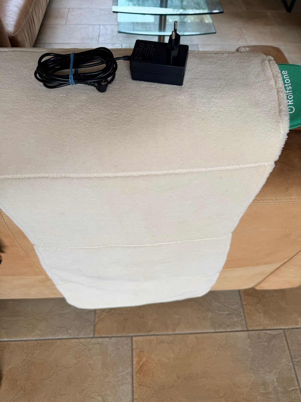 Rolfstone Warmtedeken met accu en adapter - zgan, Ophalen, Zo goed als nieuw