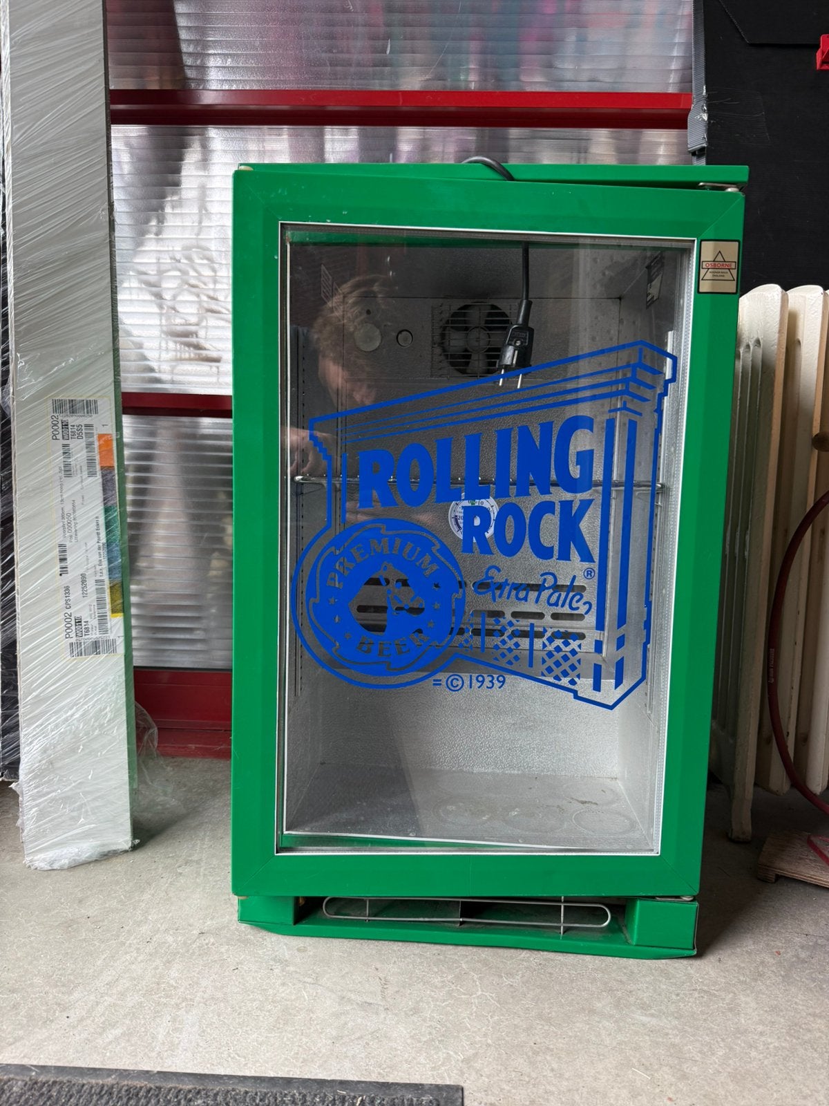 Groene Drankkoeling met Glasdeur & Ventilator, Ophalen, Minder dan 85 cm, 100 tot 150 liter, 45 tot 60 cm