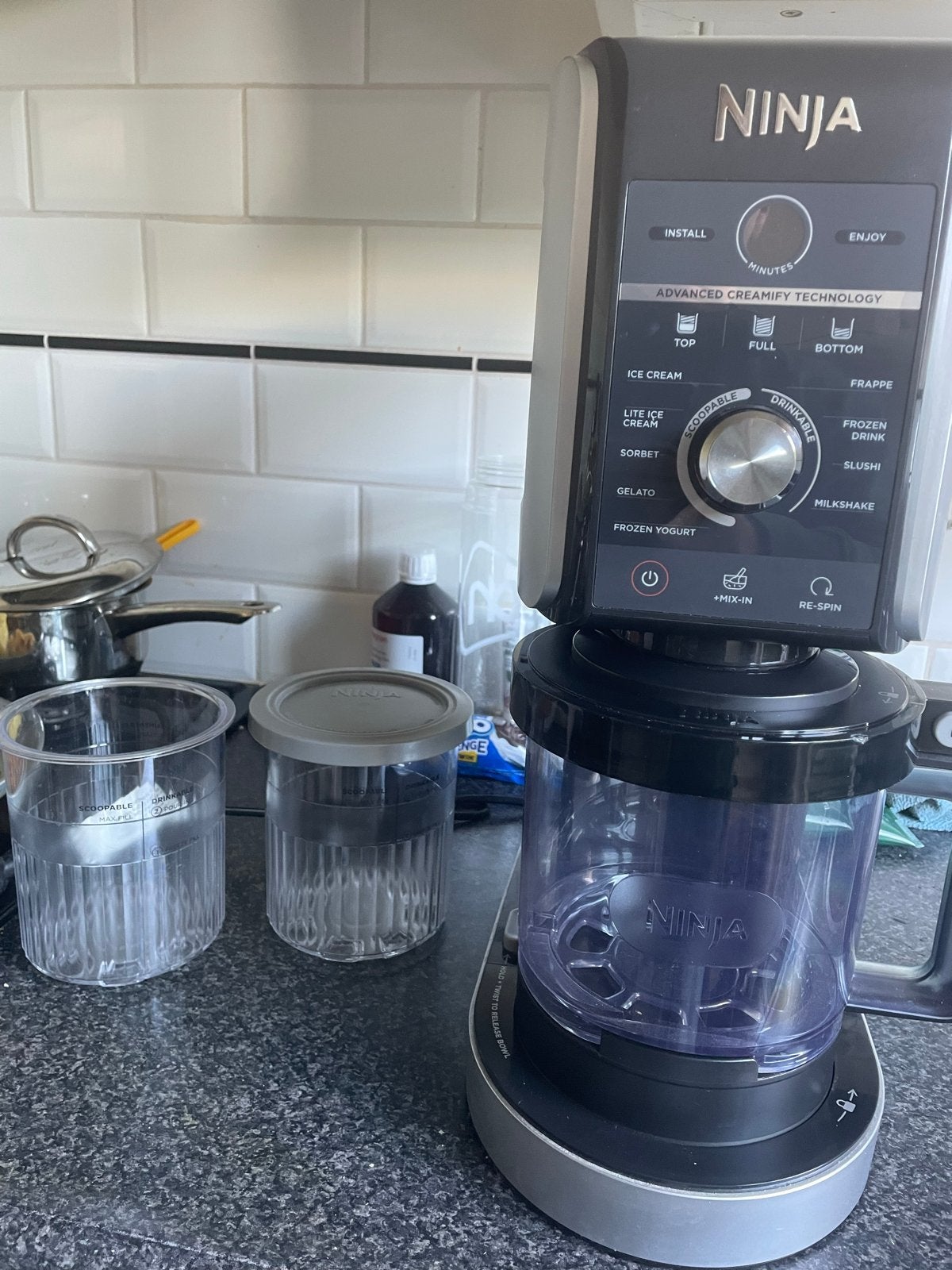 Ninja Creami Deluxe IJsmachine - nauwlijks gebruikt, Ophalen, Gebruikt