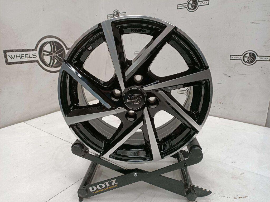 MSW lichtmetaal velgen 15"inch 4x100 Clio Swift Up Aygo Mii, Auto-onderdelen, Banden en Velgen, Ophalen, Gebruikt, 15 inch, Velg(en)