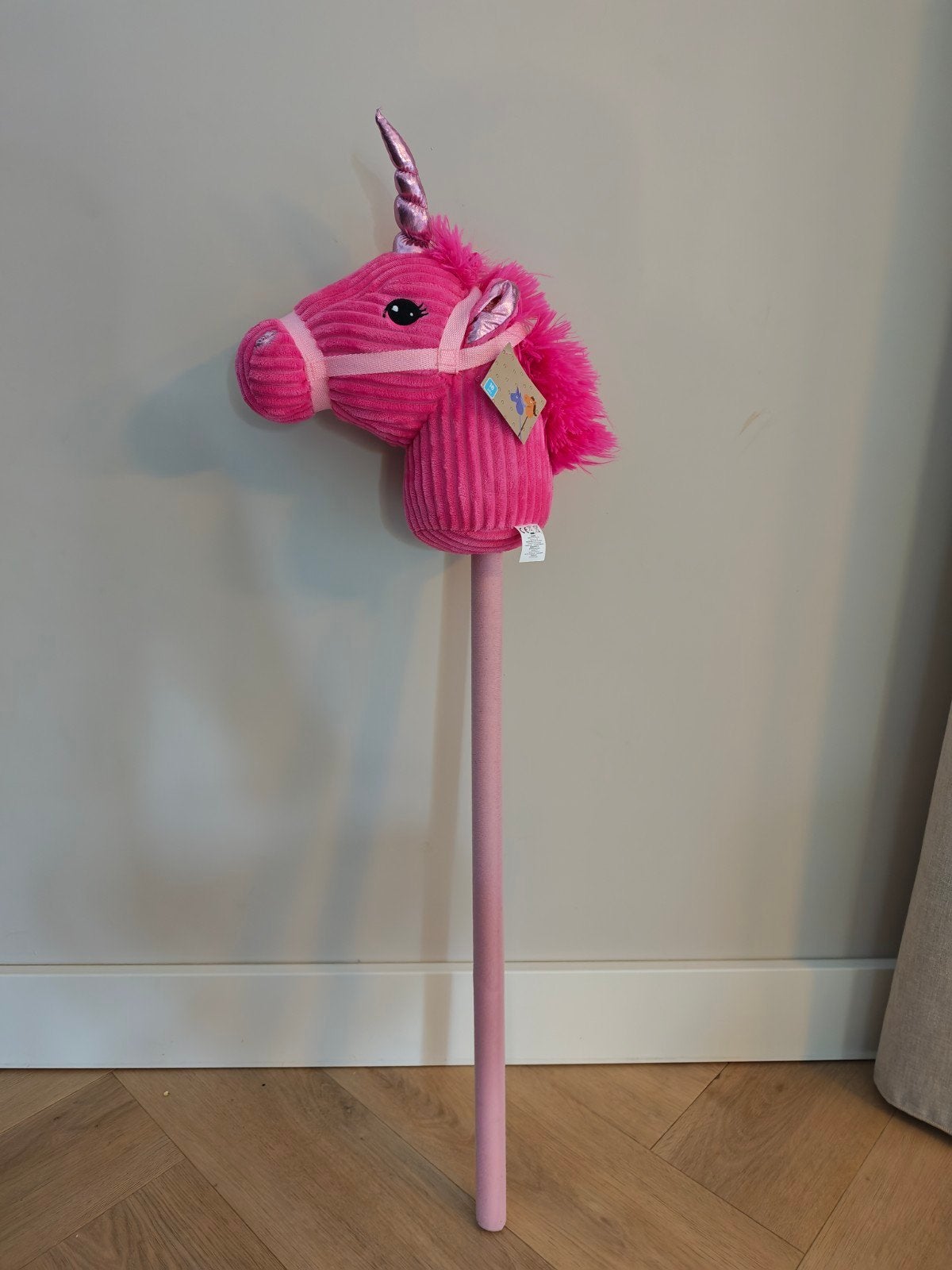 Unicorn/eenhoorn stokpaard met geluid, Ophalen, Meisje