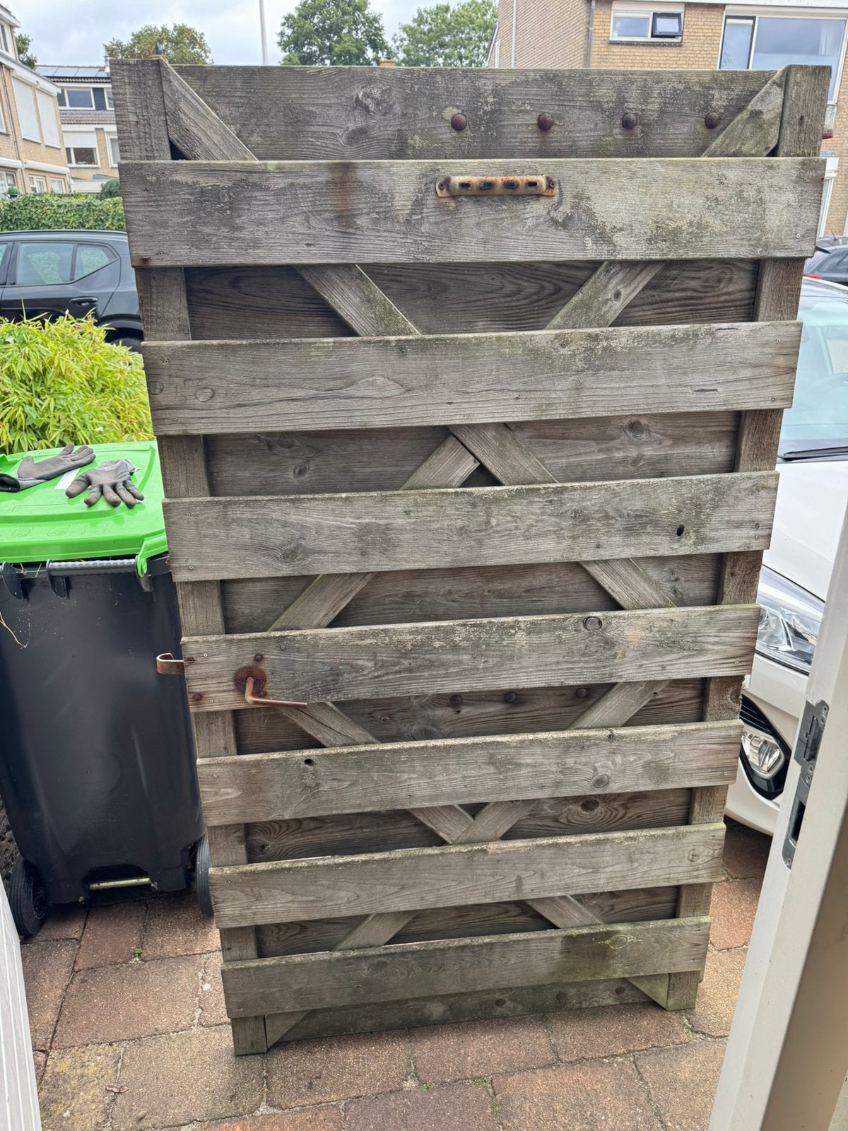 Gratis tuindeur 180 x 100, Tuin en Terras, Ophalen, 1 tot 2 meter, Minder dan 3 meter, Zo goed als nieuw