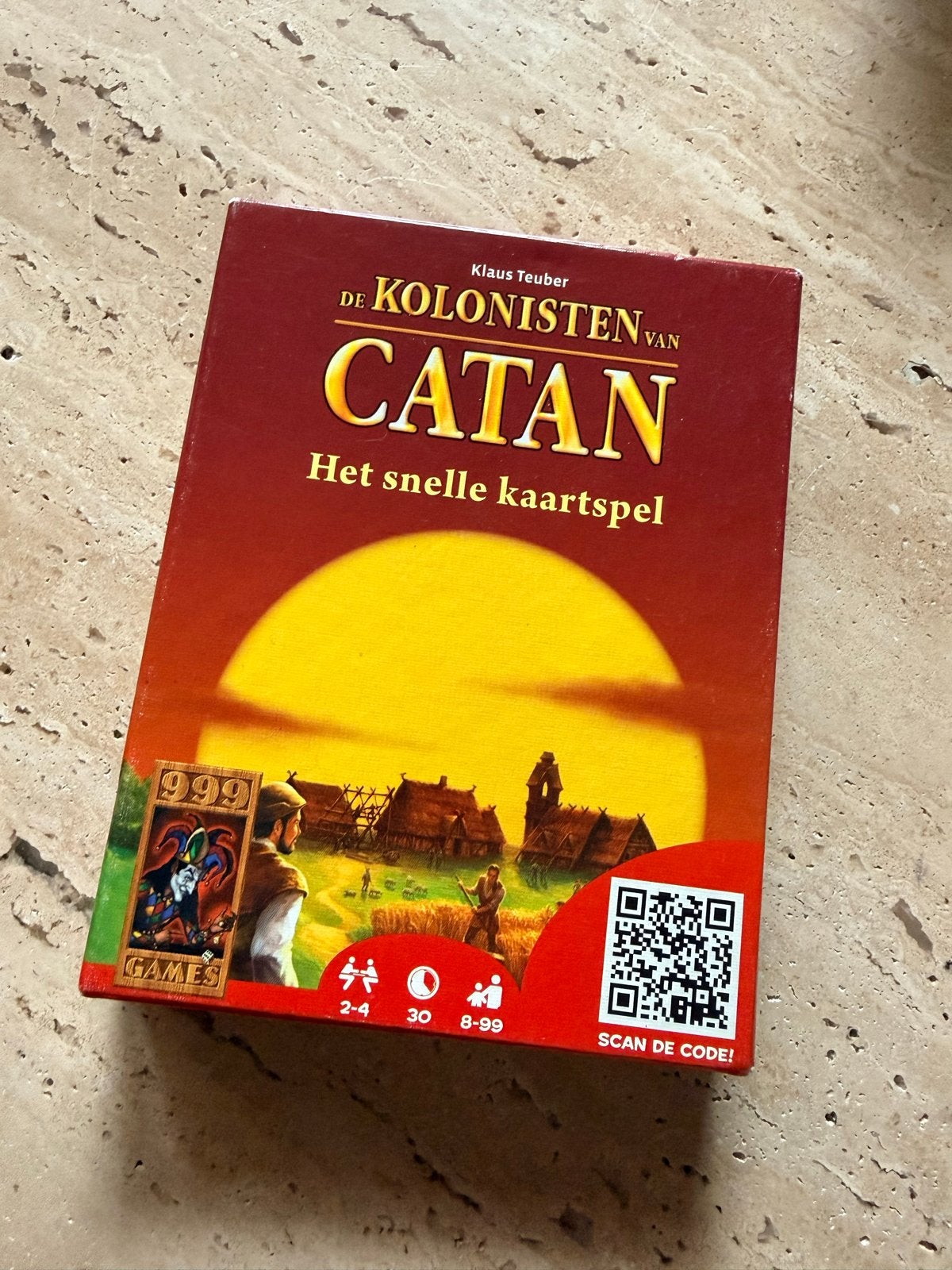 Catan: Het snelle kaartspel - nieuw!, Drie of vier spelers, Ophalen, Zo goed als nieuw