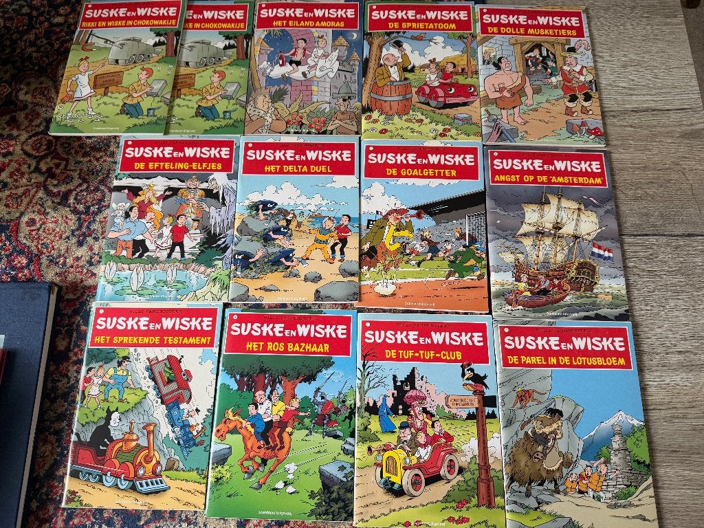 Complete 12-delige Suske en Wiske miniboekjes serie + extra, Meerdere stripboeken, Ophalen of Verzenden, Zo goed als nieuw, Willy Vandersteen