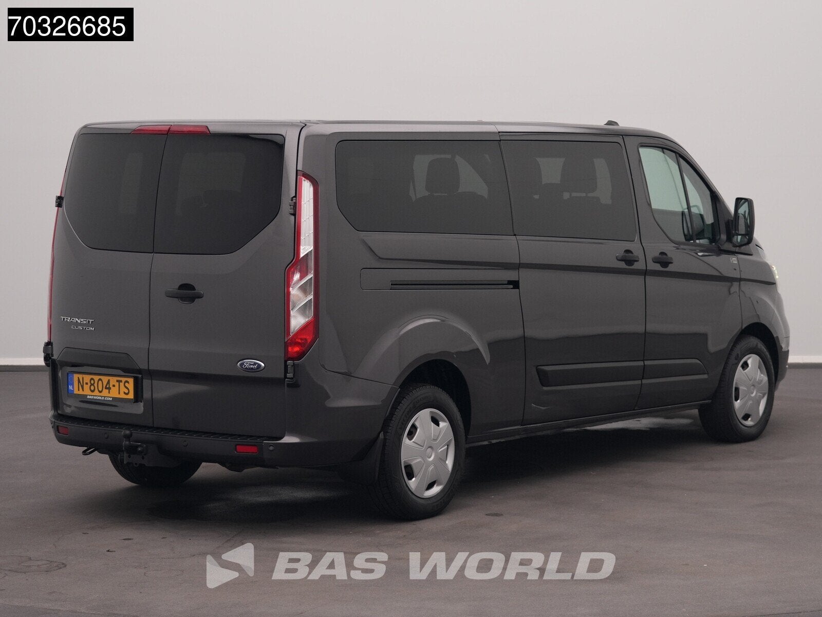 Ford Transit Custom 130PK Ex.BPM/BTW! Automaat Personenbus 9, Automaat, Stof, Euro 6, 4 cilinders