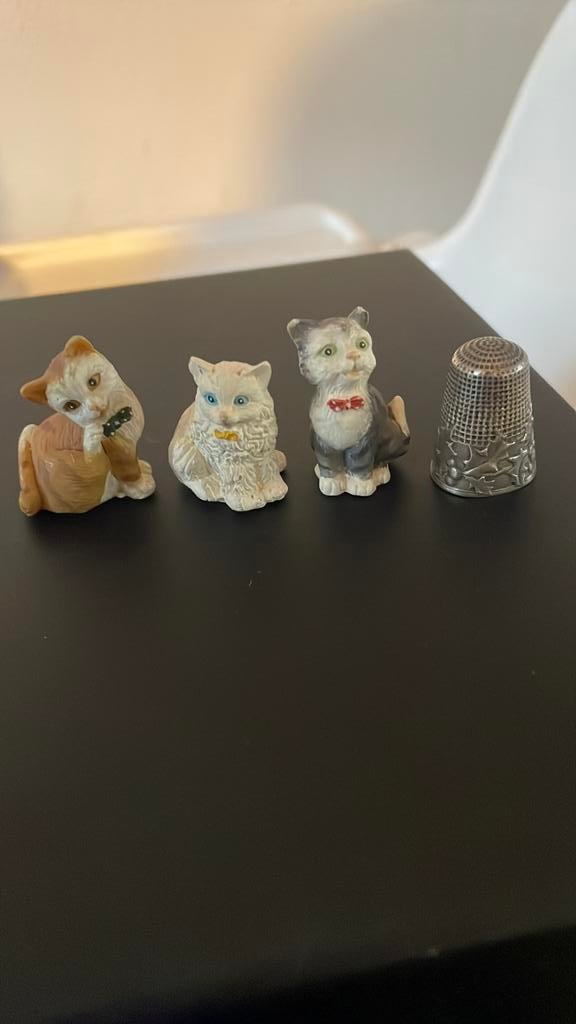 3 kleine poesjes  voor letterbak, Ophalen of Verzenden, Zo goed als nieuw, Dier