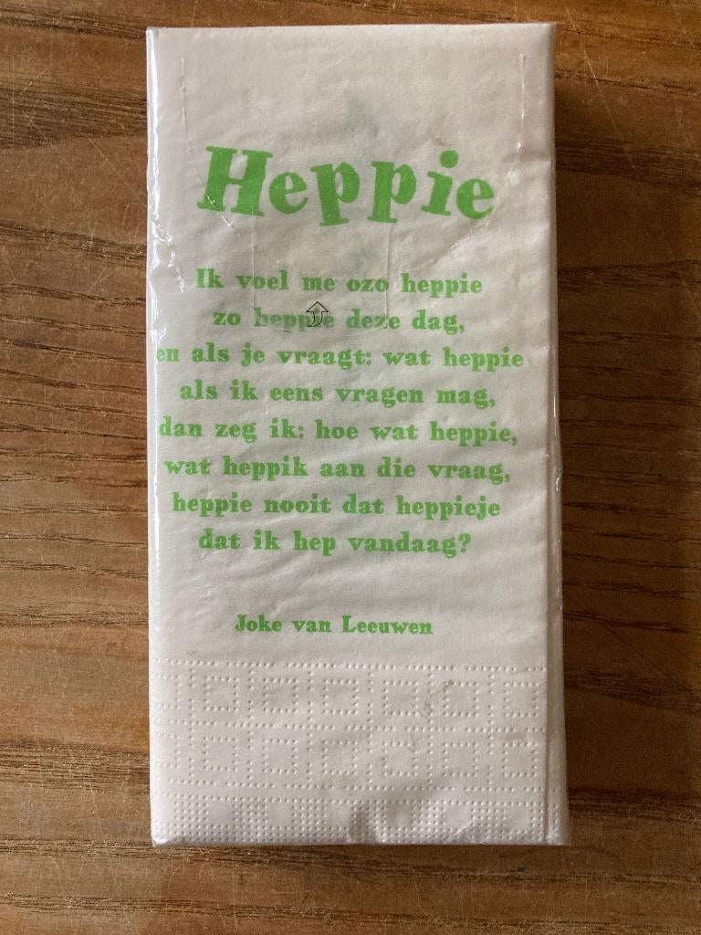 12x poëzieservet met gedicht Heppie van Joke van Leeuwen, Boeken, Gedichten en Poëzie, Ophalen of Verzenden, Nieuw, Joke van Leeuwen