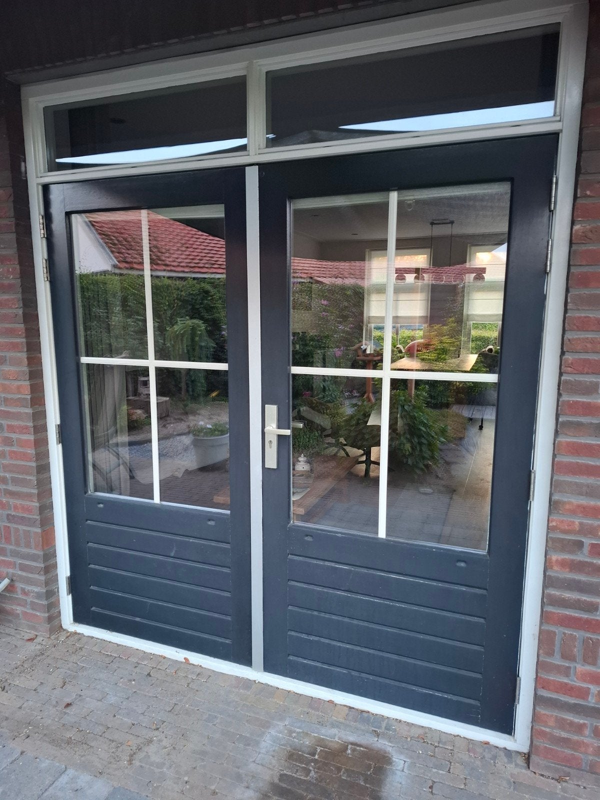 tuindeuren, Doe-het-zelf en Verbouw, Ophalen, Gebruikt, 120 cm of meer, Buitendeur