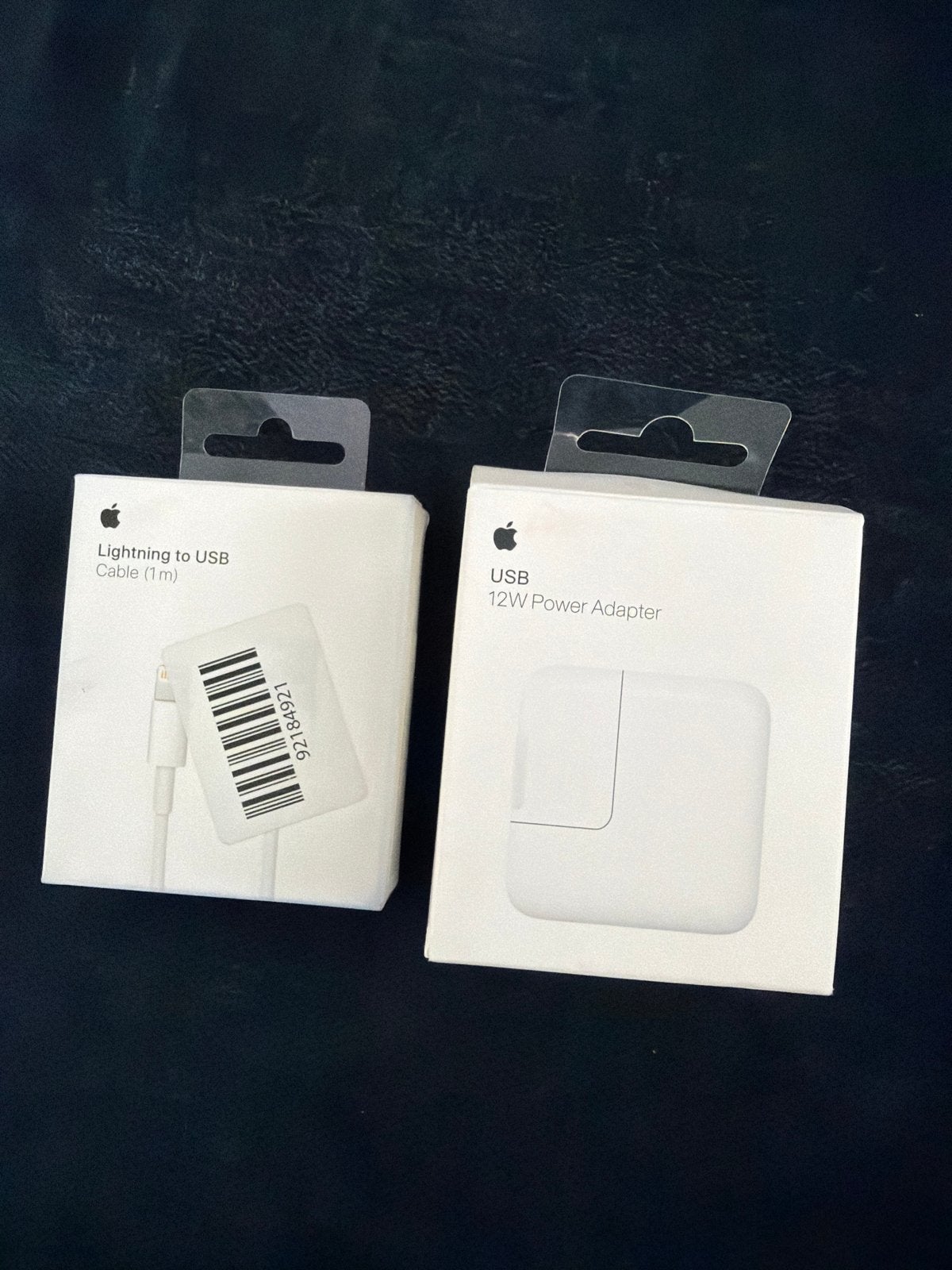Apple Lightning naar USB kabel (1m) en 12W USB Power Adapter, Lightning, Adapter, Nieuw, Apple