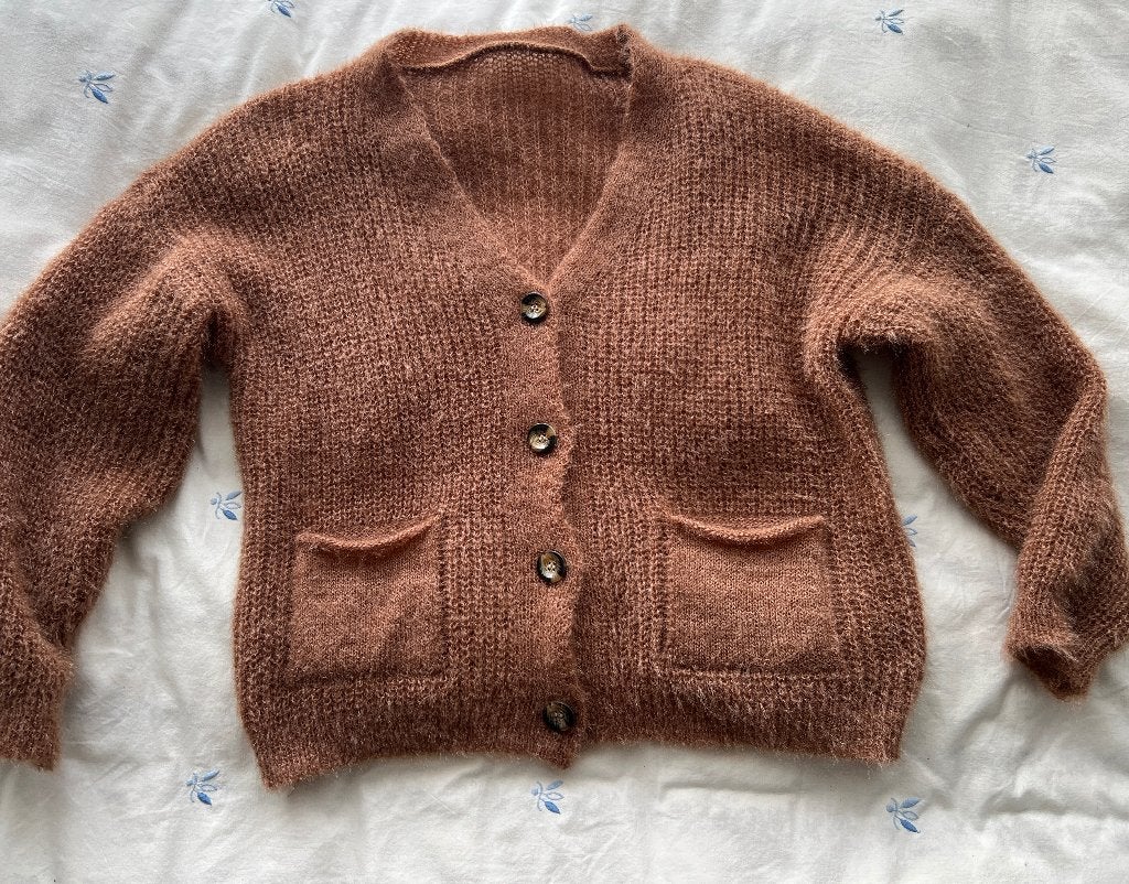 “Made in Italy”Prachtig bruin wollen vest met wol M, Maat 38/40 (M), Made in Italy, Bruin, Nieuw