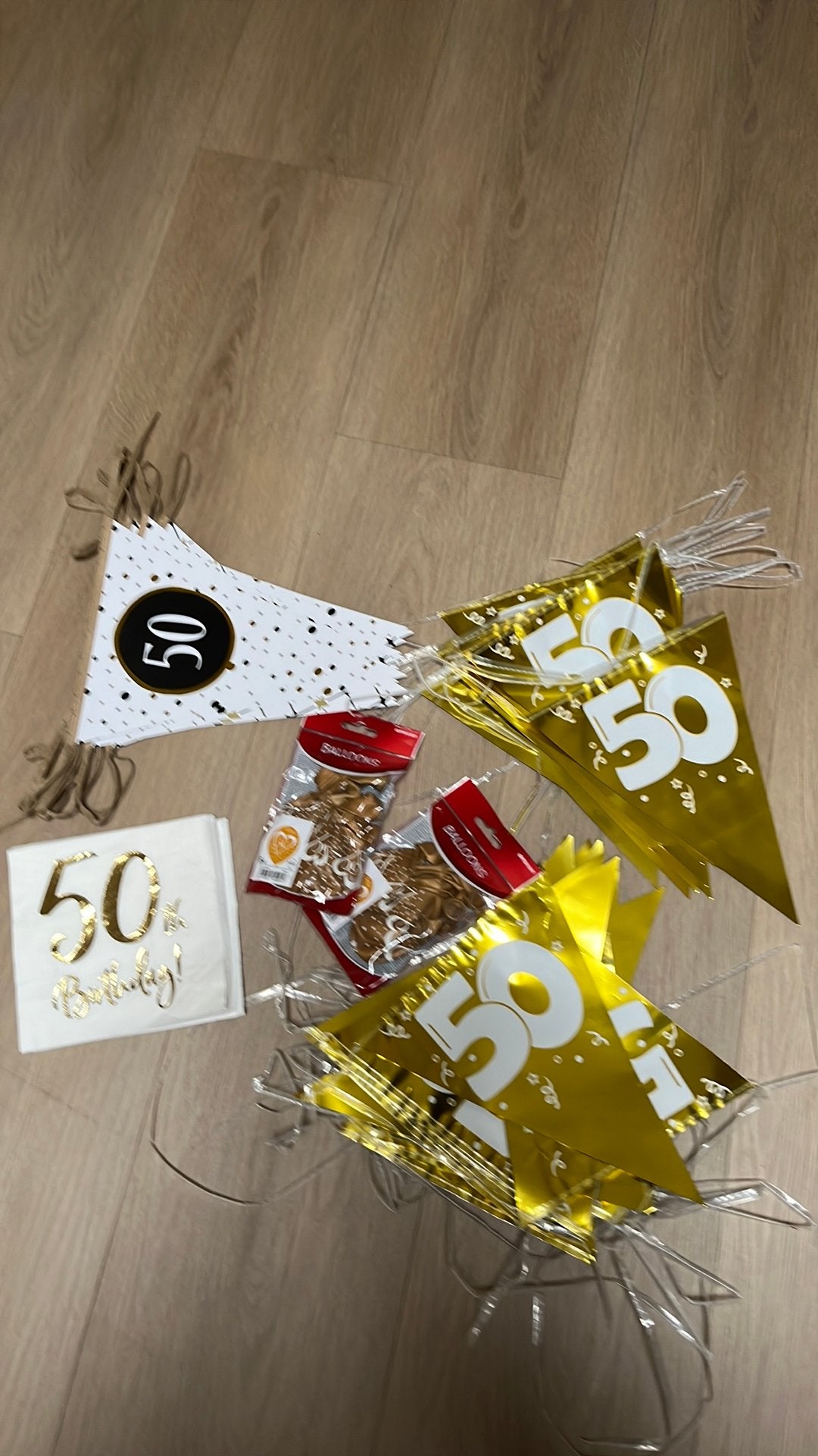 Singers voor 50 jaar, Ophalen of Verzenden, Zo goed als nieuw, Versiering, Verjaardag