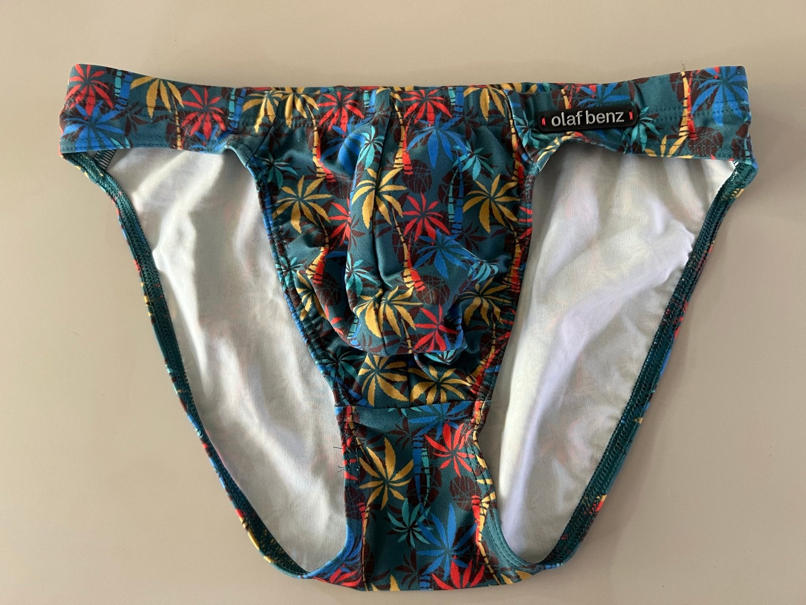 Olaf Benz BLU2056 Bahamas Zwemslip Maat M, Kleding | Heren, Ophalen of Verzenden, Maat 48/50 (M), Meerkleurig, Zwemslip