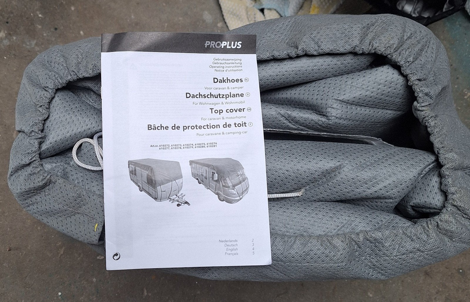 Dakhoes  voor caravan / camper, Caravans en Kamperen, Ophalen of Verzenden, Zo goed als nieuw