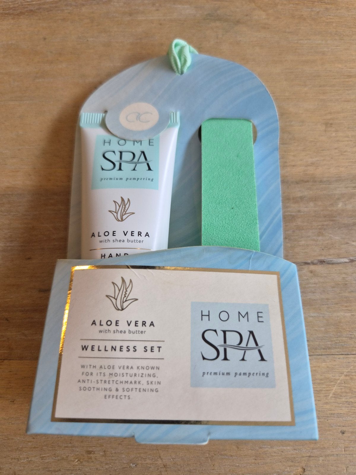 Home Spa Wellness Set Aloë Vera met Shea Butter (2 stuks), Ophalen of Verzenden, Nieuw, Overige typen