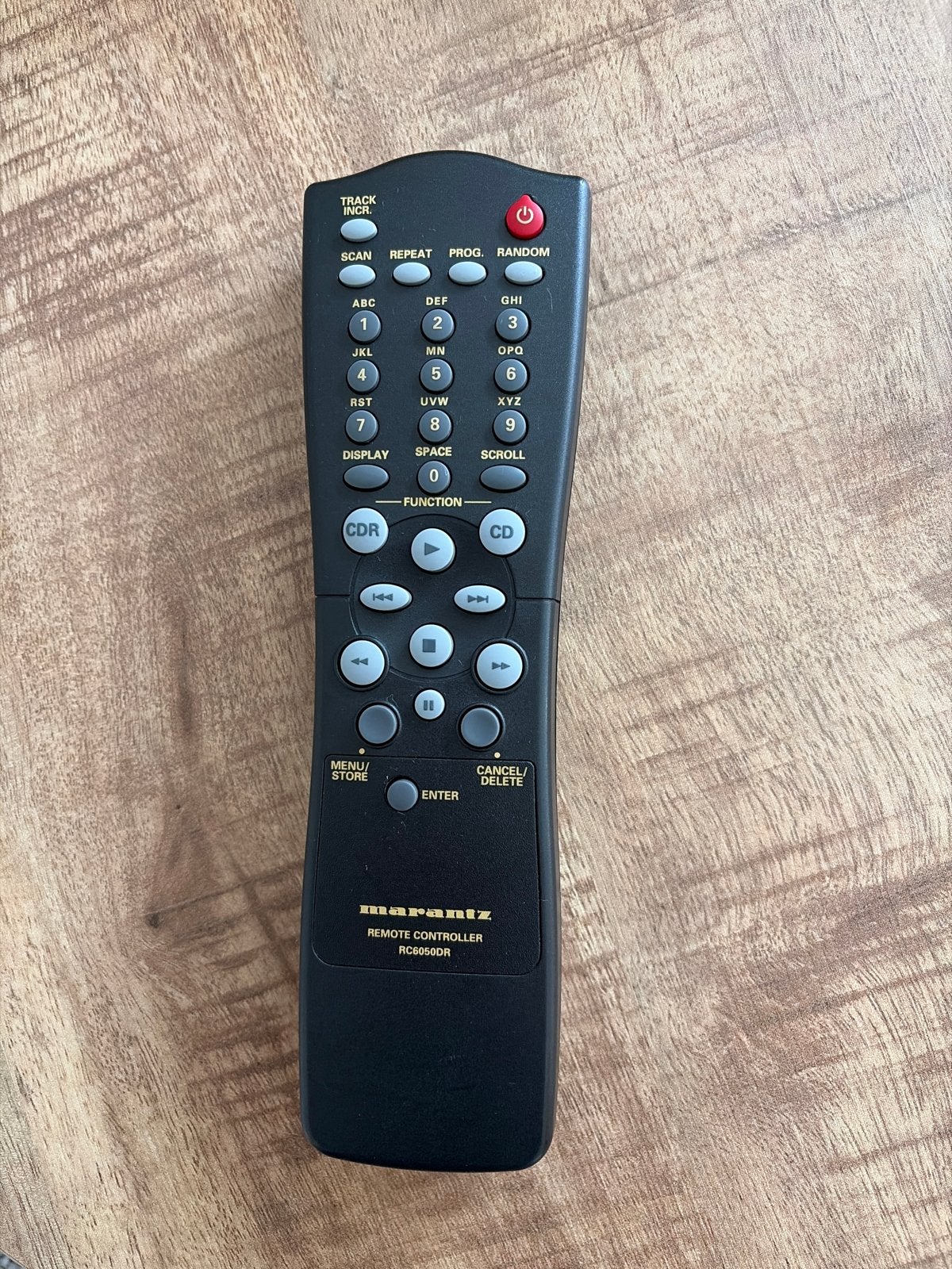 Marantz RC6050DR Afstandsbediening voor CD-speler, Ophalen of Verzenden, Zo goed als nieuw, Origineel, Mediaspeler