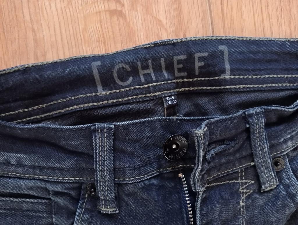 Nieuwe Chief spijkerbroek maat 28-32, Chief, Blauw, Nieuw, W32 (confectie 46) of kleiner