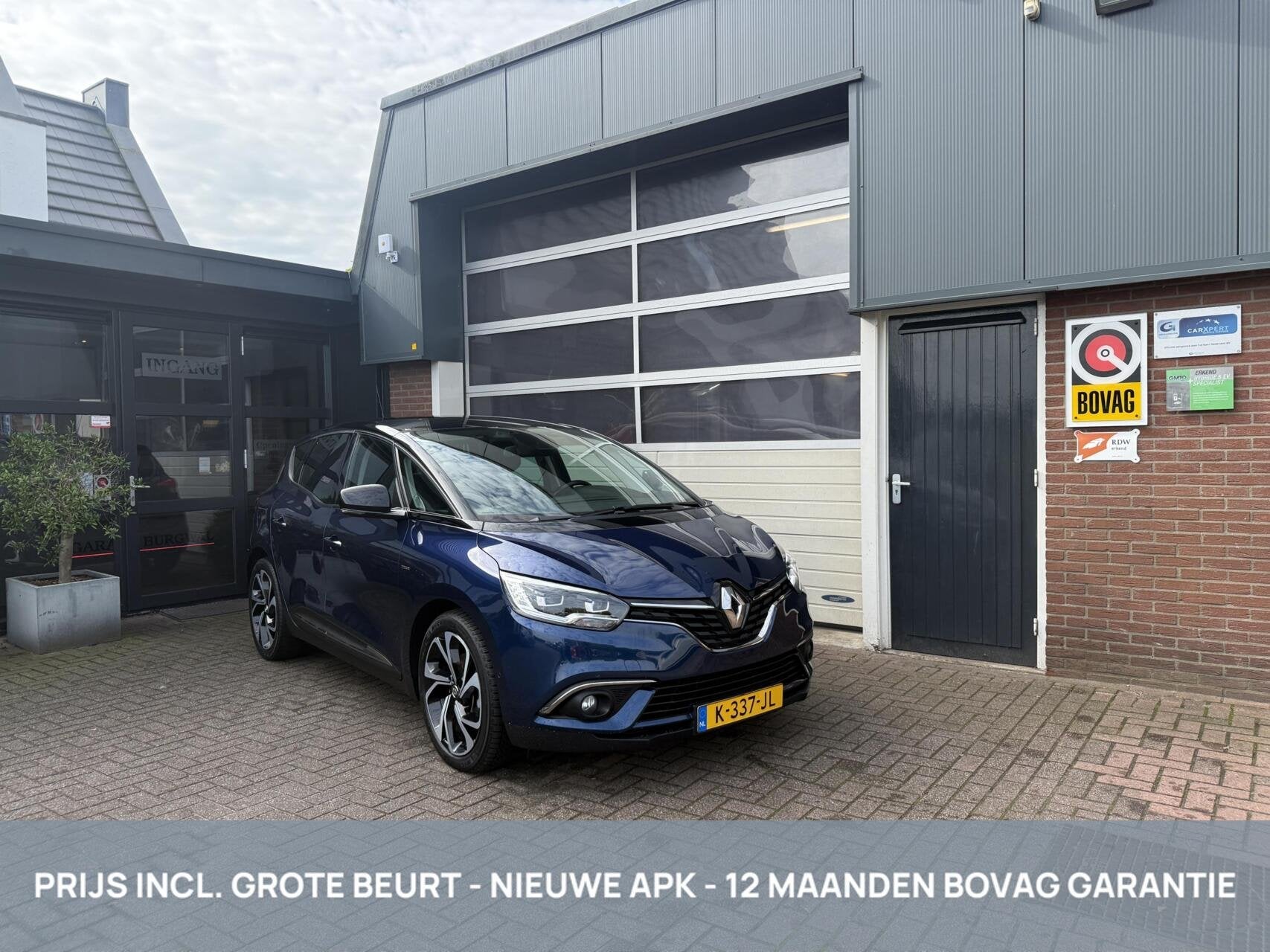 Renault Scenic 1.3 TCe Bose AUTOMAAT CARPLAY/CAMERA *ALL-IN, 12 maanden, Parkeerassistent, 4 cilinders, Blauw