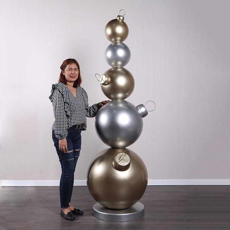 Christmas Ball Stack – Kerstbal Hoogte 216 cm, Diversen, Kerst, Ophalen, HorecaBeelden, Nieuw, HorecaBeelden