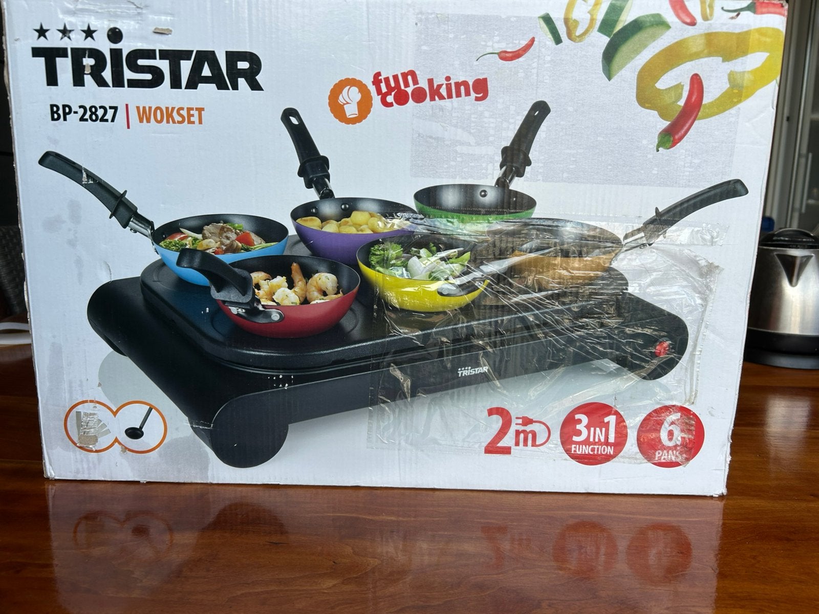 Tristar Wokset, Witgoed en Apparatuur, Ophalen, Nieuw, 4 t/m 7 personen