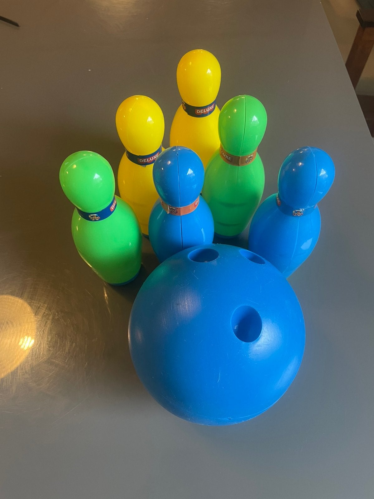Speelgoed bowlingset, Ophalen, Gebruikt