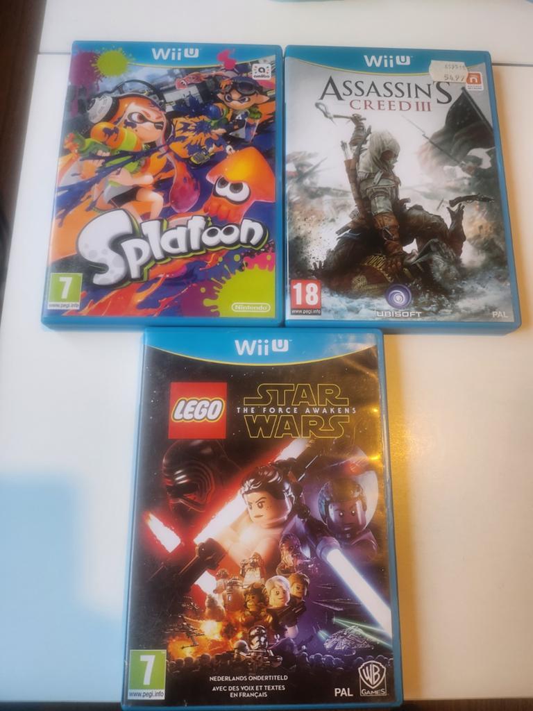 Wii u game bundel, Avontuur en Actie, 1 speler, Ophalen of Verzenden, Zo goed als nieuw