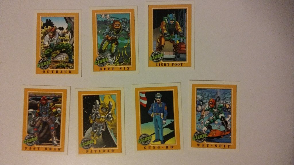 GI G.I. Joe Hasbro 1991 kaartjes plaatjes vintage IMPEL 5, Ophalen of Verzenden, Overige figuren, Gebruikt, Overige typen