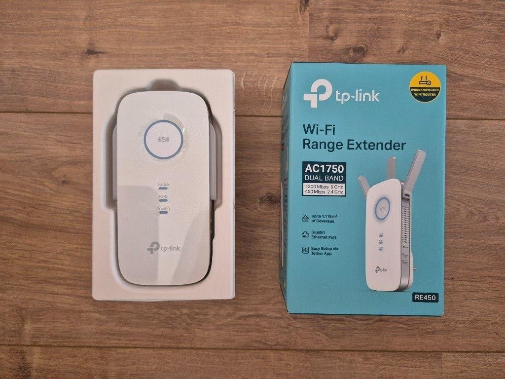 TP-LINK RE450 AC1750 Wi-Fi Range Extender Wifi-repeater, Ophalen, Zo goed als nieuw, TP-Link, Sitecom